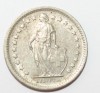 1/2 франка 1968г. Швейцария, никель, состояние VF - Мир монет