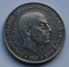 50 сентимо 1966г. Франсиско Франко, алюминий, состояние XF - Мир монет