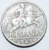 10 сентимо 1945г. Испания. Франсиско Франко, алюминий, состояние VF+ - Мир монет