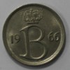 25 сантимов 1966г. Бельгия, никель, состояние XF. - Мир монет