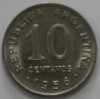 10 сентаво 1956г. Аргентина, Жозе де Сан Марти, состояние ХF-UNC - Мир монет