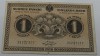 Банкнота  1 марка 1916г. Российская империя. Для Финляндии, состояние VF+. - Мир монет