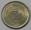 5 центов 1967г. Сингапур, состояние ХF - Мир монет