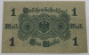 Банкнота  1 марка 1914г. Германия,  состояние aUNC. - Мир монет