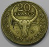 20  франков (ариари) 1971г. Мадагаскар, состояние VF - Мир монет