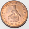1 цент 1990г. Зимбабве. Растения, состояние aUNC - Мир монет