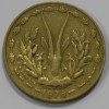 5 франков 1978г. Западно Африканский Валютный Союз, Антилопа Куду, состояние XF - Мир монет