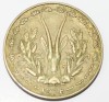 10 франков 1978г. западно африканский Валютный Союз, Антилопа Куду, состояние VF-XF - Мир монет