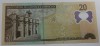 Банкнота  20 песо 2009г. Доминиканы, пластик, состояние UNC - Мир монет