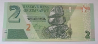 Банкнота  2 доллара 2020г. Зимбабве, состояние UNC - Мир монет