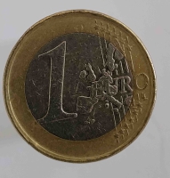 1 евро 1999г. Бельгия.  состояние VF  - Мир монет