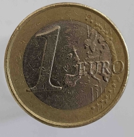  1 евро 2008 г Испания . состояние VF - Мир монет