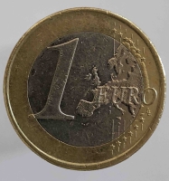  1 евро 2009 г Испания . состояние VF - Мир монет