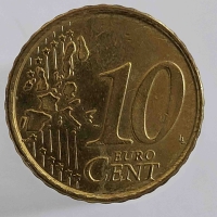 10 евроцентов  2005.г. Испания .  состояние VF - Мир монет