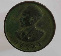 1 цент  г. Эфиопия  , состояние VF - Мир монет