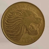 10 сантимов 2012 г. Эфиопия. Антилопа Гну , состояние XF - Мир монет