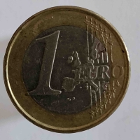 1 евро 2004г. Бельгия,  состояние VF  - Мир монет