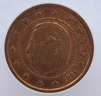 1 евроцент 2006г. Бельгия, состояние XF - Мир монет