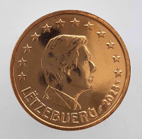 5 евроцентов 2023г. Люксембург, из ролла - Мир монет
