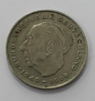 2 марки 1971г. ФРГ. , никель, состояние VF. - Мир монет