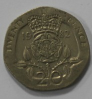 20 пенсов 1982г. Великобритания, состояние VF-XF - Мир монет