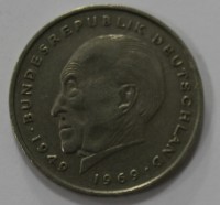 2 марки 1976г. ФРГ. G, никель, состояние VF-XF. - Мир монет
