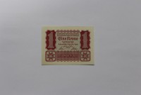 Банкнота 1 крона 1922г.  Австрия, состояние UNC. - Мир монет