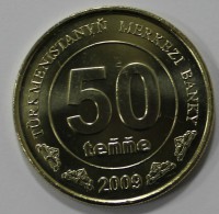 50 теннеси 2009г. Туркмения, Монумент Независимости, состояние UNC - Мир монет