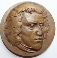Настольная медаль "Шопен" - Мир монет