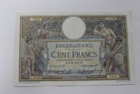 Банкнота   100 франков 1918г. Франция , состояние VF+ - Мир монет