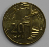20 гяпик 2006г.   Азербайджан, состояние XF - Мир монет