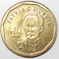 1 песо 2013г. Куба , состояние UNC - Мир монет