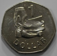 1 доллар 2005г. Соломоновы Острова, Крокодил, состояние UNC - Мир монет