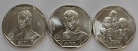Набор из 3 монет 2020г. Перу, состояние UNC - Мир монет