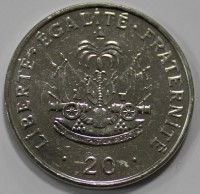 20 сентим 1995г  Гаити, Шарлемань Перальт, состояние XF - Мир монет