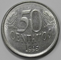 50 сентаво 1995г. Бразилия, состояние VF-XF - Мир монет