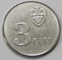 3 сом 2008г. Киргизия, состояние UNC - Мир монет