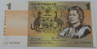  Банкнота 1 доллар Австралия. Наскальные рисунки аборигенов , состояние UNC. - Мир монет