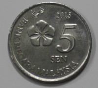 5 сен 2015г. Малайзия, состояние UNC - Мир монет