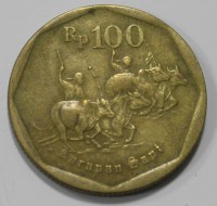 100 рупий 1993г. Индонезия, состояние VF - Мир монет