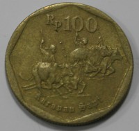 100 рупий 1997г. Индонезия, состояние VF - Мир монет