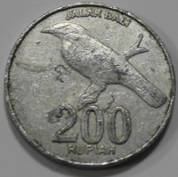 200 рупий 2003г. Индонезия, состояние VF - Мир монет