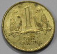 1 квача 1992г. Замбия. Орлы, состояние XF - Мир монет