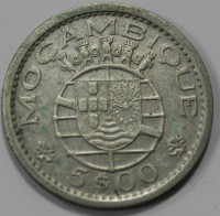 5 эскудо 1960г. Португальский Мозамбик, состояние UNC - Мир монет