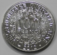 100 франков 2012г. Западно африканский Валютный Союз, состояние UNC - Мир монет