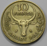 10 ариари 1970г. Мадагаскар, состояние aUNC - Мир монет
