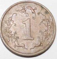 1 цент 1980г. Зимбабве. Растения, состояние XF - Мир монет