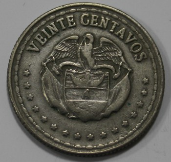 50 сентаво 1956 г. Колумбия,  состояние VF-XF - Мир монет