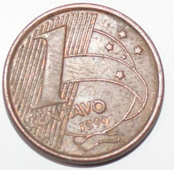 1 сентаво 1999г. Бразилия, состояние VF - Мир монет