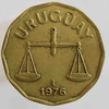 50 сентесимо 1976г. Уругвай. Весы-Знак зодиака,состояние  XF-AU - Мир монет